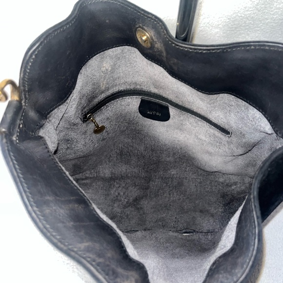 Gucci Bamboo Suede/Leather Shoulder Bag - Picture 10 of 13